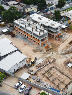Obra em andamento